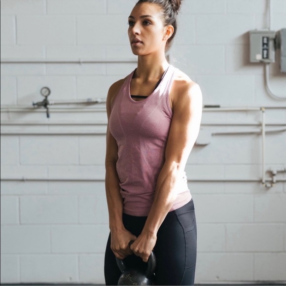 ZYIA Dusty Rose Copper Charged
Racerback Tank Top XS Poppy - Picture 1 of 9